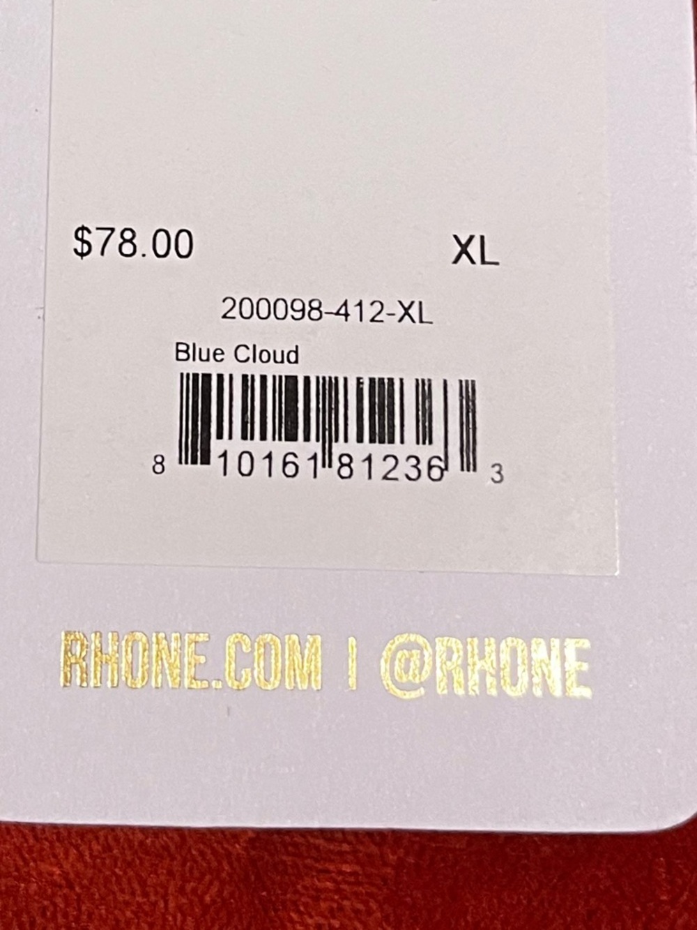 RHONE Light Blue Sleeveless Half-Zip Tank Top - Picture 2 of 7